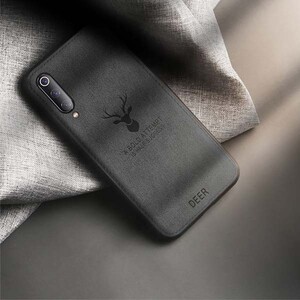 Cloth Texture Deer Case For Samsung Galaxy A50-A50s (2)