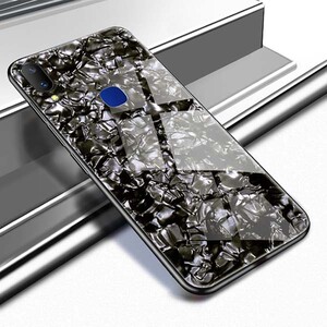 Fashion Marble Glass Case For Samsung Galaxy A60 (4)
