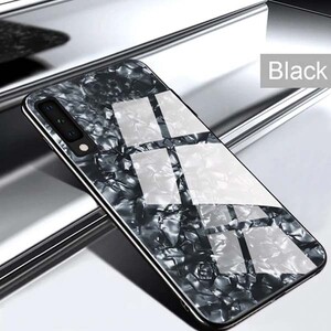 Fashion Marble Glass Case For Samsung Galaxy A50s (4)