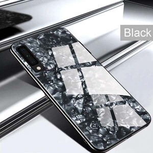Fashion Marble Glass Case For Samsung Galaxy A50 (4)
