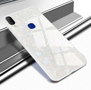 Fashion Marble Glass Case For Samsung Galaxy M20 (5)