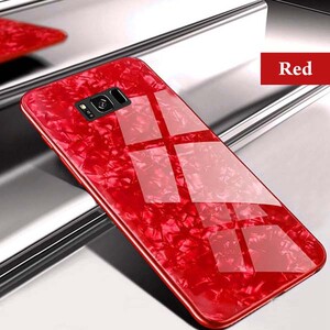 Fashion Marble Glass Case For Samsung Galaxy S7 Edge (1)