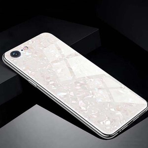 Fashion Marble Glass Case For Apple IPhone 78 (3)