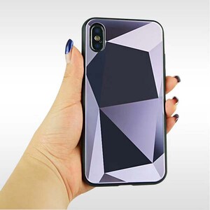 Diamond Mirror Bling Hard Case For Apple IPhone X (1)