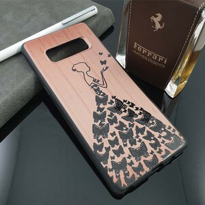 wood Design Case For Samsung Galaxy Note 8 (2)