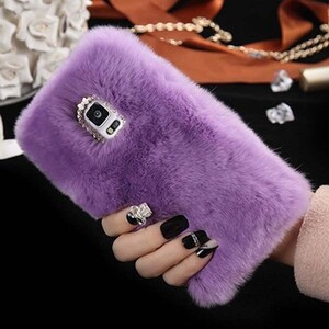 Woolly Rabbit Fur Case for Samsung Galaxy Note 4 (4)