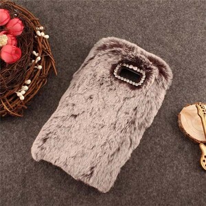 Woolly Rabbit Fur Case for Samsung Galaxy S7 (4)