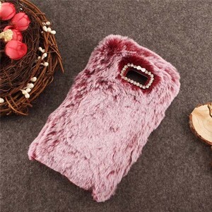 Woolly Rabbit Fur Case for Samsung Galaxy S7 (5)