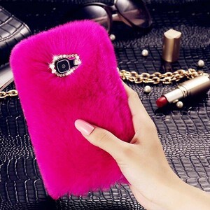 Woolly Rabbit Fur Case for Samsung Galaxy A5 2016 (4)