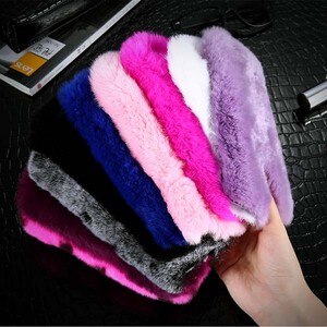 Woolly Rabbit Fur Case for Apple IPhone 6 (7)