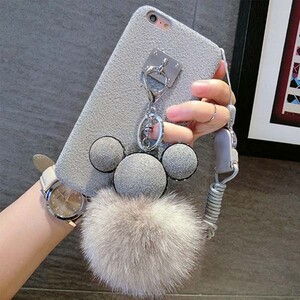 Mouse Fur Puff Furry Case For Apple iPhone 7 plus (3)