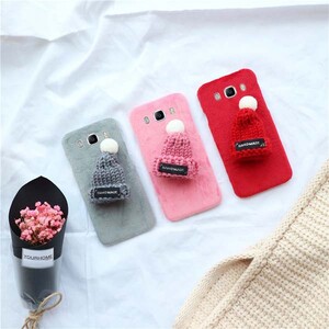 Winter Fur 3D Plush Hat Case for Samsung Galaxy J5 2016 (1)