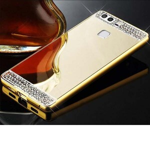 Diamond Mirror Glass Case for Huawei P9 (1)