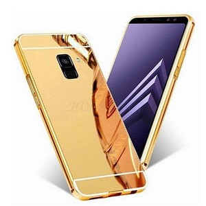 قاب آینه‌ای دور فلزی مناسب برای گوشی سامسونگ A8 Plus