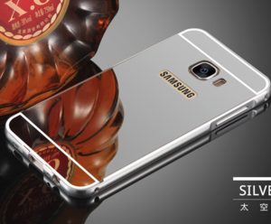 قاب آینه‌ای دور فلزی مناسب برای گوشی سامسونگ Galaxy A8 2016