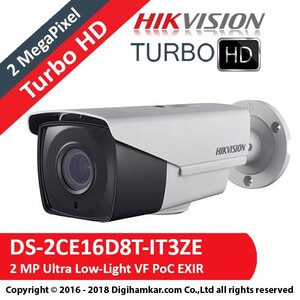 دوربين مداربسته TurboHD بولت هايک ويژن موتورایز مدل DS-2CE16D8T-IT3ZE