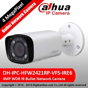 دوربين تحت شبکه بولت وری فوکال داهوا مدل DH-IPC-HFW2421RP-VFS-IRE6