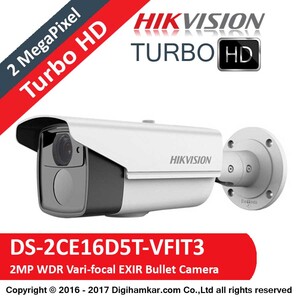 دوربين مداربسته TurboHD بولت هايک ويژن وری فوکال مدل DS-2CE16D5T-VFIT3