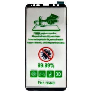 محافظ صفحه نمایش 3D پلیمر PMMA سامسونگ Note 9