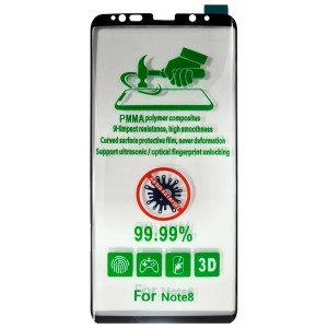 محافظ صفحه نمایش 3D پلیمر PMMA سامسونگ Note 8