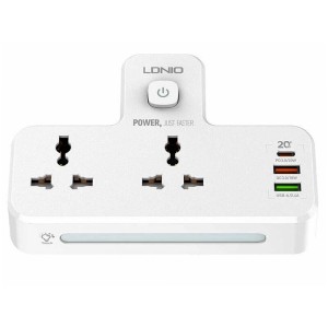 چندراهی برق و USB الدینیو مدل LDNIO SE2311
