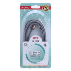 کابل لینک USB سومو مدل SU318 طول 1.8 متر