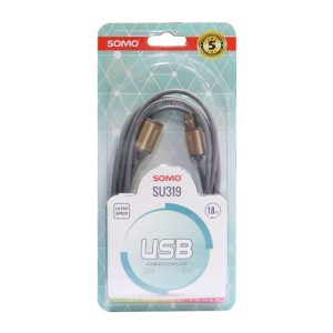 کابل افزایش طول USB 2.0 سومو مدل SU319 طول 1.8 متر