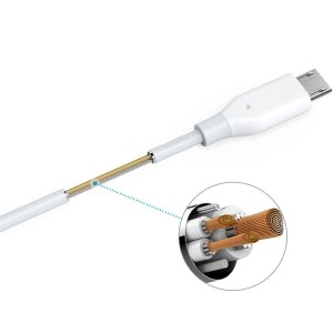 کابل تبدیل USB به microUSB انکر مدل PowerLine A8133H12 طول 1.8 متر
