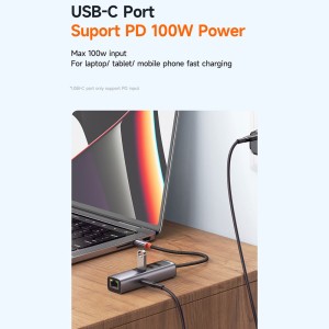 هاب تایپ سی 5 پورت مک دودو Mcdodo HU-1110 5 in 1 USB-C Docking Station