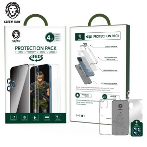 پک محافظتی 4 در 1 گرین لیون Protection Pack 360 مدل GN4IN1PG13P آیفون iPhone 13 Pro