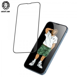 گلس شفاف لبه سیلیکونی گرین لیون 3D Silicone Plus آیفون iPhone 14 Pro Max