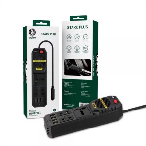 اینورتر و چند راهی برق گرین لیون Green Lion Stark Plus Power Inverter 200W