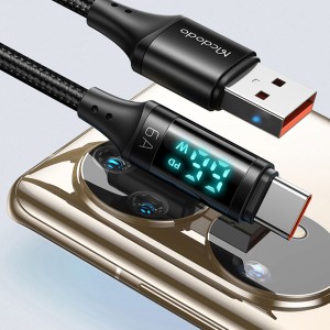 کابل شارژ USB به Type-C مک دودو مدل CA-1080 توان 66 وات طول 1.2 متر