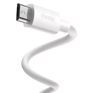 کابل شارژ USB به microUSB بیسوس مدل Simple Wisdom TZCAMZJ-02 طول 1.5 متر توان 2.1 آمپر