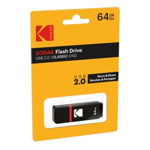 فلش مموری USB 2.0 کداک مدل KODAK K102 ظرفیت 64 گیگابایت
