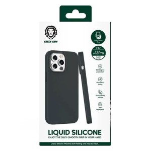 قاب Liquid Silicone گرین لاین مدل GNLLC13PMBK آیفون iPhone 13 Pro Max