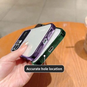 قاب ژله ای شفاف دور رنگی Lens محافظ لنزدار شیائومی Redmi Note 13 5G