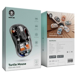 ماوس شفاف گرین لاین Green Lion Turtle Mouse