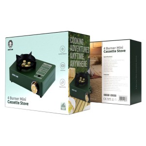 اجاق گاز مینی کاست 4 مشعل گرین Green Lion 4 Burnner Mini Cassette Stove