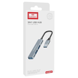 هاب 3 پورت USB3.0 ارلدام مدل ET-HUB09