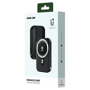 پاوربانک مگ سیف گرین لاین مدل Monaco Grip ظرفیت 10000 میلی آمپر ساعت توان 20 وات