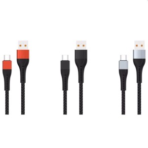 کابل شارژ USB به Type-C کی ام مدل K-S09 طول 1 متر توان 2.4 آمپر