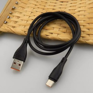 کابل شارژ USB به Type-C کی ام مدل KM-T02 طول 1 متر توان 3.1 آمپر