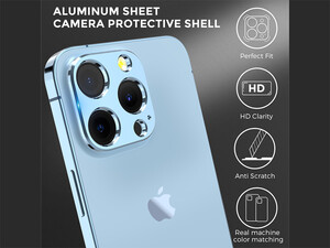 محافظ لنز فلزی آها استایل مناسب برای آیفون 13 پرو و پرو مکس AhaStyle WG62-2 Camera Lens Protector Metal camera cover