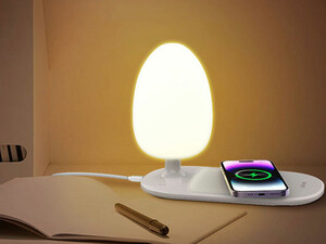 شارژر بی‌سیم و چراغ خواب رومیزی 15 وات الدینیو Ldnio fats Wireless Charging Desk Lamp Y3