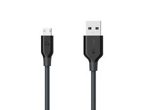 کابل شارژ و انتقال داده میکرو یو اس بی انکر Anker A8133H12 PowerLine 1.8m USB To MicroUSB Cable