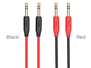 کیفیت کابل صدا هوکو 1 متری Hoco Cable 3.5mm to 3.5mm UPA11 audio AUX TPE braid