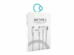 خرید کابل شارژ و دیتای مک بوک تایپ سی 100 وات دو متری کوتتسی Coteetci MacBook charging data cable 16001-M1