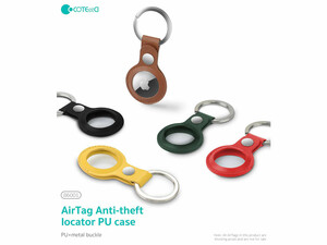 AirTag anti-theft locator PU case  86001-BK