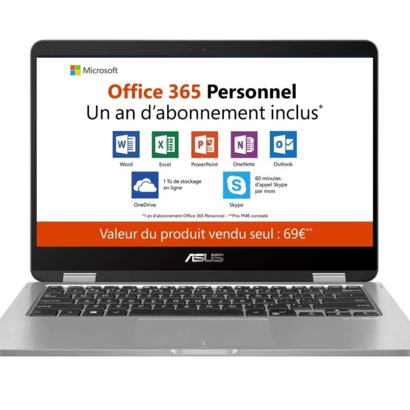 لپتاپ ایسوس 14 اینچ Asus TP401m